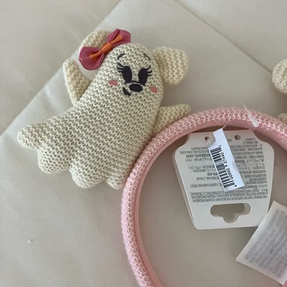 Disney Ghost Headband with Pink and Cream Accents - Picture 3 of 5